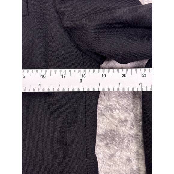 J Crew Schoolboy Blazer 12 Womens Black & Gold Button Wool Jacket - Picture 4 of 8